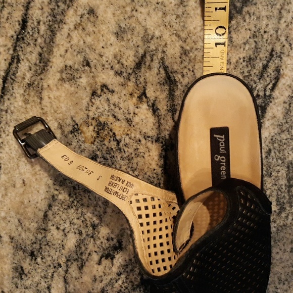 Paul Green patent leather lace loafer vibram lug sole - Picture 9 of 9